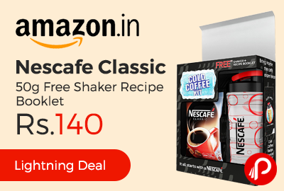 Nescafe Classic Coffee 50g Free Shaker Recipe Booklet