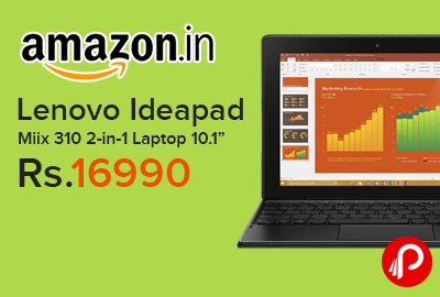 Lenovo Ideapad Miix 310 2-in-1 Laptop