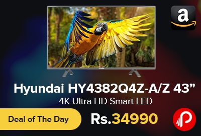 Hyundai HY4382Q4Z-A/Z 43” 4K Ultra HD Smart LED