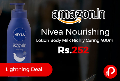 Nivea Nourishing Lotion Body Milk Richly Caring 400ml