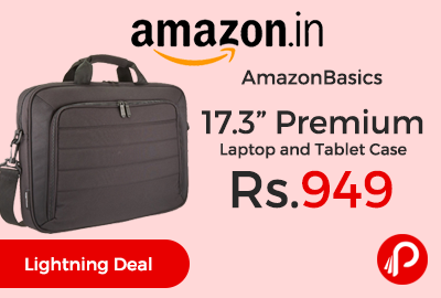 AmazonBasics 17.3” Premium Laptop and Tablet Case