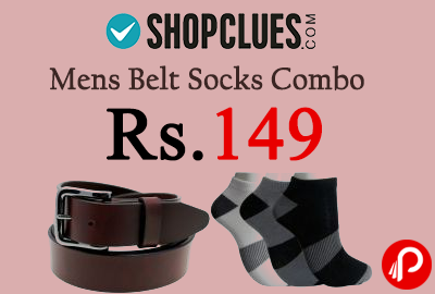 Mens Belt Socks Combo