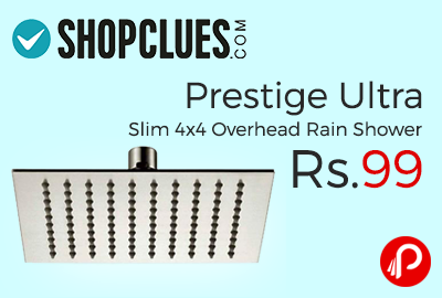 Prestige Ultra Slim 4x4 Overhead Shower