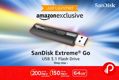 SanDisk Extreme Go 64GB USB 3.1 Flash Drive