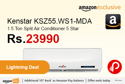 Kenstar KSZ55.WS1-MDA 1.5 Ton Split Air Conditioner 5 Star
