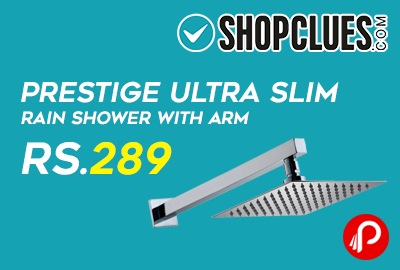Prestige Ultra Slim Rain Shower with Arm