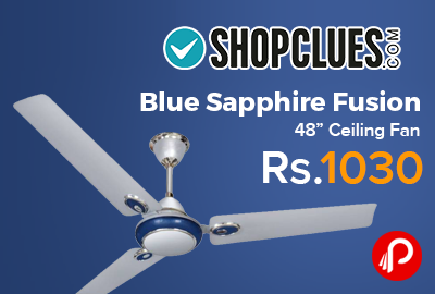Blue Sapphire Fusion 48” Ceiling Fan