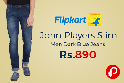 John Players Slim Men Dark Blue Jeans