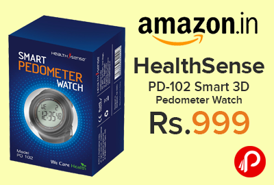 HealthSense PD-102 Smart 3D Pedometer Watch