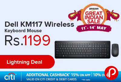 Dell KM117 Wireless Keyboard Mouse