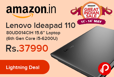Lenovo Ideapad 110 80UD014CIH 15.6” Laptop