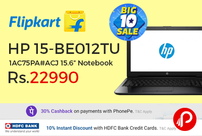 HP 15-BE012TU 1AC75PA#ACJ 15.6” Notebook