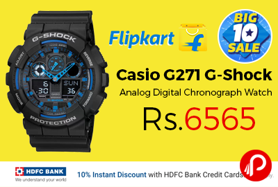 Casio G271 G-Shock Analog Digital Chronograph Watch