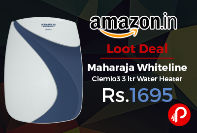 Maharaja Whiteline Clemio3 3 ltr Water Heater