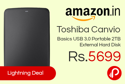 Toshiba Canvio Basics USB 3.0 Portable 2TB External Hard Disk