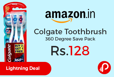 Colgate Toothbrush 360 Degree Save Pack