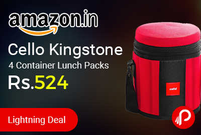 Cello Kingstone 4 Container Lunch Packs at Rs.524 Only