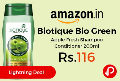 Biotique Bio Green Apple Fresh Shampoo Conditioner 200ml
