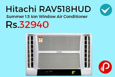 Hitachi RAV518HUD Summer 1.5 ton Window Air Conditioner