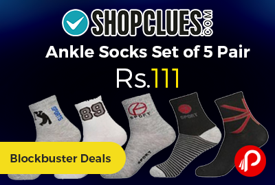 Ankle Socks Set of 5 Pair