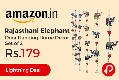 Rajasthani Elephant Door Hanging Home Decor Set of 2