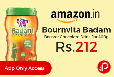 Bournvita Badam Booster Chocolate Drink Jar 400g