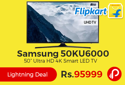 Samsung 50KU6000 50” Ultra HD 4K Smart LED TV