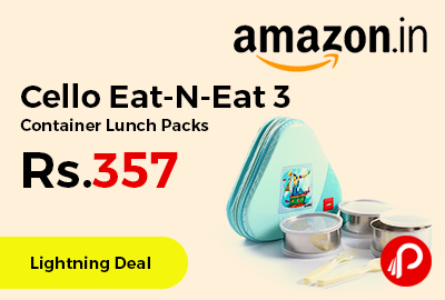 Cello Eat-N-Eat 3 Container Lunch Packs