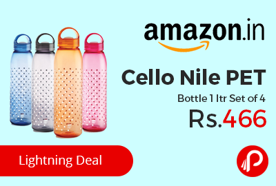 Cello Nile PET Bottle 1 ltr Set of 4