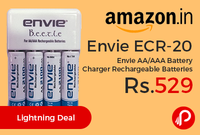 Envie ECR-20 Envie AA/AAA Battery Charger Rechargeable Batteries
