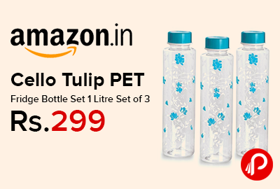 Cello Tulip PET Fridge Bottle