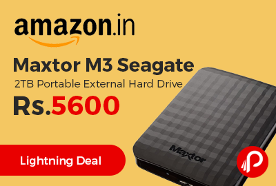 Maxtor M3 Seagate 2TB Portable External Hard Drive