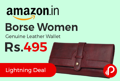Borse Women Genuine Leather Wallet