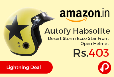 Autofy Habsolite Desert Storm Ecco Star Front Open Helmet