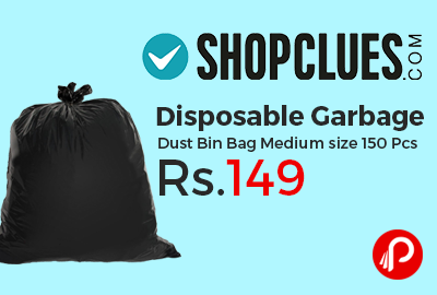 Disposable Garbage Dust Bin Bag Medium size 150 Pcs