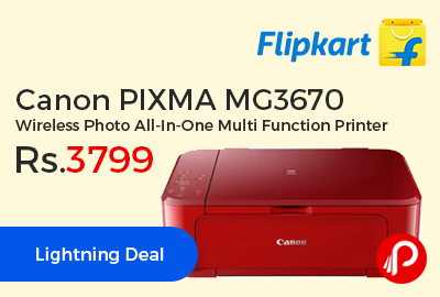 Canon PIXMA MG3670 Wireless Photo All-In-One Multi Function Printer