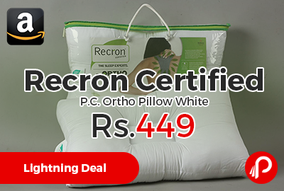Recron Certified P.C. Ortho Pillow White