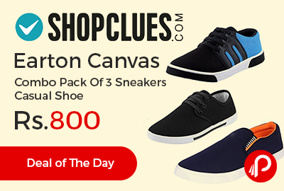 Earton Canvas Combo Pack Of 3 Sneakers Casual Shoe