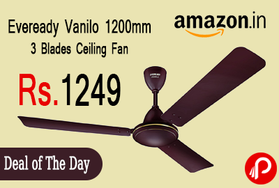 Eveready Vanilo 1200mm 3 Blades Ceiling Fan