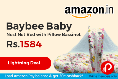 Baybee Baby Nest Net Bed with Pillow Bassinet