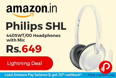 Philips SHL 4405WT/00 Headphones with Mic