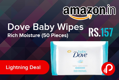 Dove Baby Wipes Rich Moisture (50 Pieces)