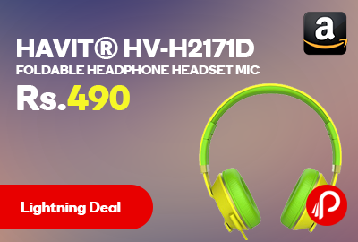 HAVIT® HV-H2171D Foldable Headphone Headset Mic