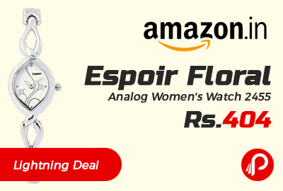 Espoir Floral Analog Women's Watch 2455
