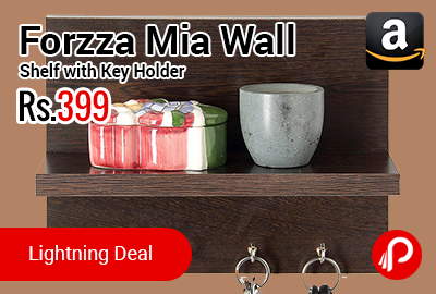 Forzza Mia Wall Shelf with Key Holder