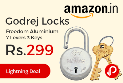 Godrej Locks Freedom Aluminium 7 Levers 3 Keys