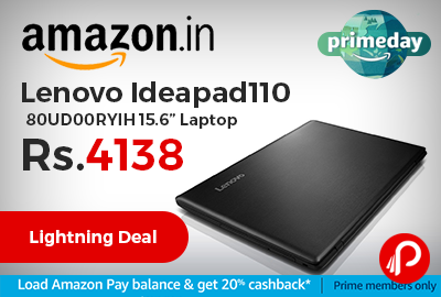Lenovo Ideapad110 80UD00RYIH 15.6” Laptop