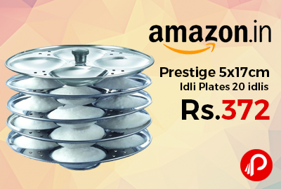 Prestige 5x17cm Idli Plates 20 idlis
