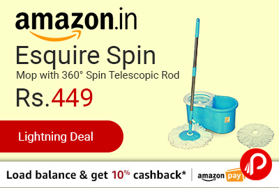 Esquire Spin Mop with 360° Spin Telescopic Rod