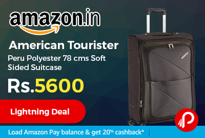 American Tourister Peru Polyester 78 cms Soft Sided Suitcase